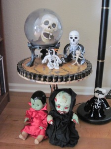 Skeleton and Baby Dracula!